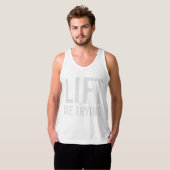 LIFT OF DIE TRYGYM EN fitness T-shirt (Voorkant volledig)