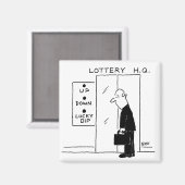 Lift of lift in een Cartoon met hoofdkwartier Magneet (Voorkant / Achterkant)