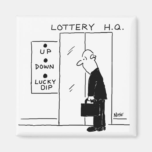 Lift of lift in een Cartoon met hoofdkwartier Magneet (Voorkant)