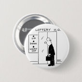 Lift of lift in een Cartoon met hoofdkwartier Ronde Button 5,7 Cm (Voorkant /achterkant)