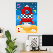 Lift off - afdruk poster (Thuiskantoor)