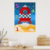 Lift off - afdruk poster (Keuken)