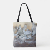 Lift off Sandhill Cranes Tote Bag (Achterkant)