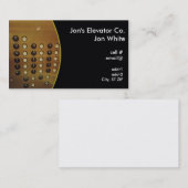 lift-paneel visitekaartje (Voorkant / Achterkant)