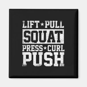 Lift Pull Squat - Workout Gym Gewichtheffen Bodybu Magneet