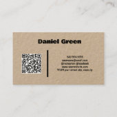 Lift QR Kraft Visitekaartje (Achterkant)