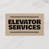 Lift QR Kraft Visitekaartje (Voorkant)