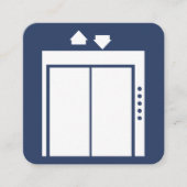 Lift Repair Service Vierkante Visitekaartje (Voorkant)