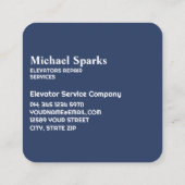 Lift Repair Service Vierkante Visitekaartje (Achterkant)