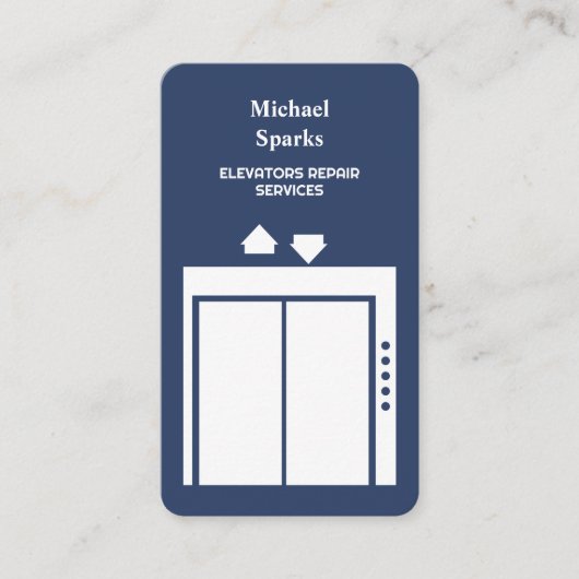 Lift Repair Service Visitekaartje (Voorkant)