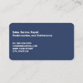 Lift reparatie visitekaartje (Achterkant)