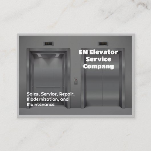 Lift Service Visitekaartje (Voorkant)