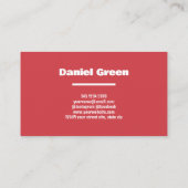 Lift Services Visitekaartje (Achterkant)