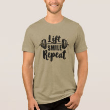 Lift Smile Repeat Gym Motivation Weightlifting Str