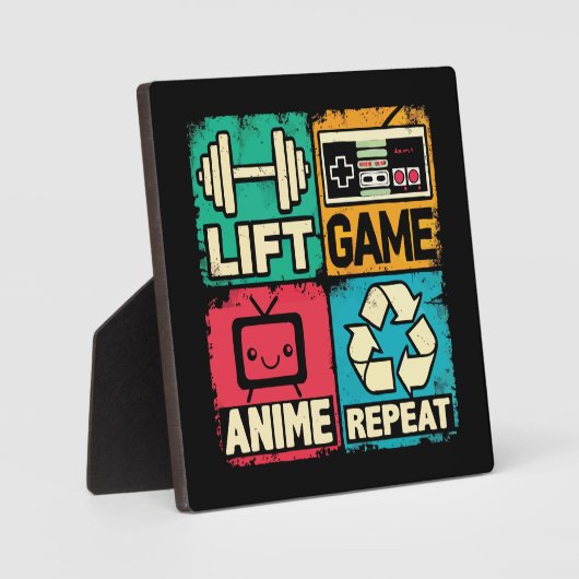 Lift, spel, anime, herhalen fotoplaat (Voorkant)