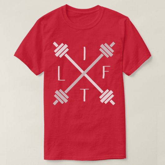 Lift t t gewicht motivatie lifter t-shirt (Design voorkant)