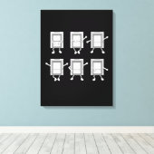 Lift Technician Gift Mannen Lift Mechanic Canvas Afdruk (Insitu (Houten vloer))