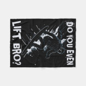 Lift u zelfs Bro - Grappige retro snowboard huid Fleece Deken (Voorkant (Horizontaal))