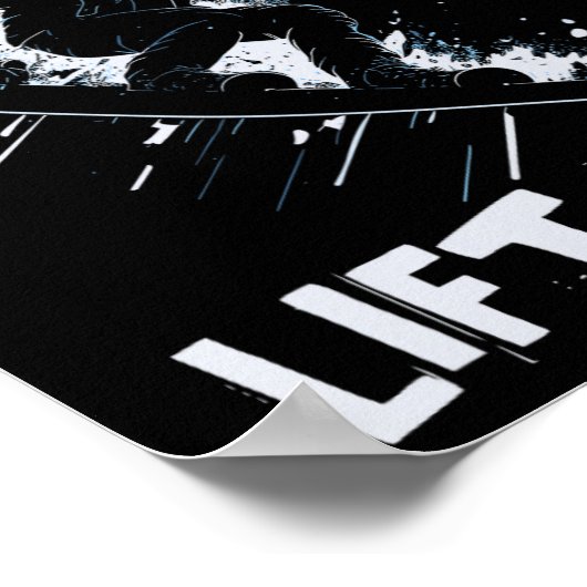 Lift u zelfs Bro - Grappige retro snowboard huid Poster (Hoek)