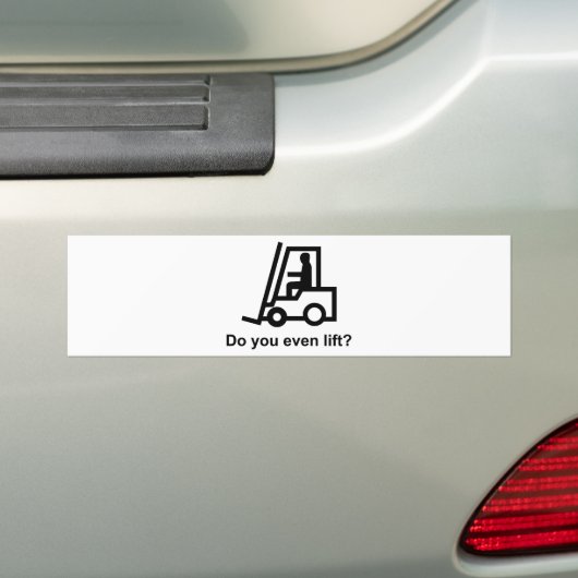 Lift u zelfs? bumpersticker (Op auto)