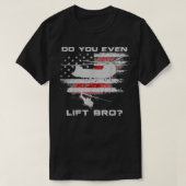 Lift u zelfs de Chinees-helikopterboot Helicopter T-shirt (Design voorkant)
