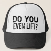 Lift u zelfs de GYM-werkout op Trucker Pet (Voorkant)