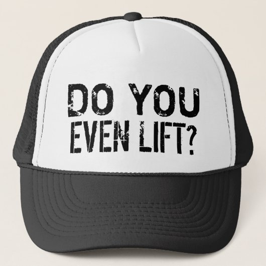Lift u zelfs de GYM-werkout op Trucker Pet (Voorkant)