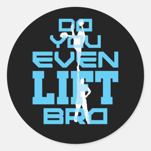 Lift u zelfs schimmels Mannen Ronde Sticker (Voorkant)