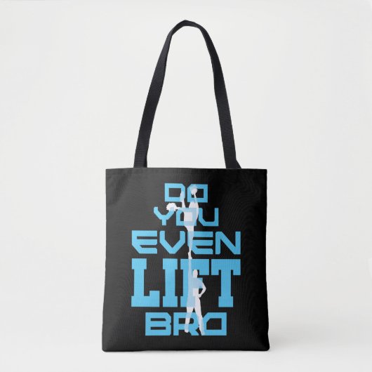 Lift u zelfs schimmels Mannen Tote Bag (Voorkant)