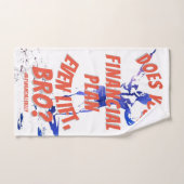 Lift uw financieel plan Oranje de gym Handdoek (Handdoek)