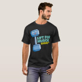  lift voor de spier t-shirt (Voorkant volledig)