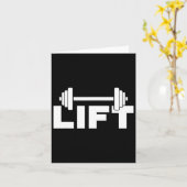 Lift Workout Lifting Gewichtheffen Gym 2 Kaart (Gele Bloem)