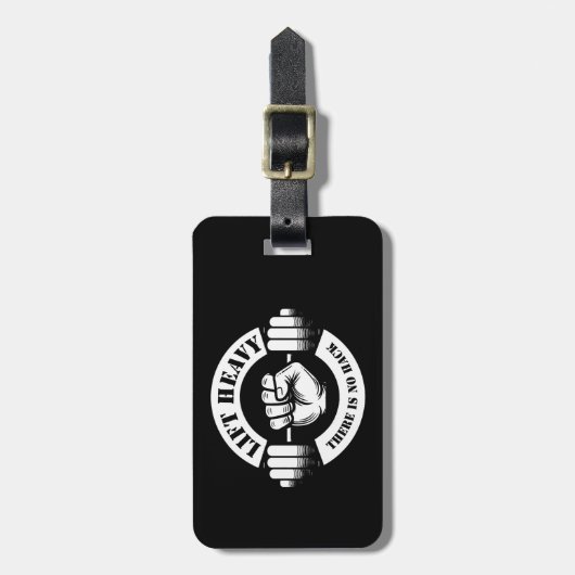 Lift Zwaar Er is geen Hack Bagagelabel (Voorkant verticaal)