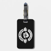 Lift Zwaar Er is geen Hack Bagagelabel (Achterkant verticaal)