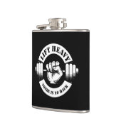 Lift Zwaar Er is geen Hack Heupfles (Links)