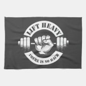 Lift Zwaar Er is geen Hack Theedoek (Horizontaal)