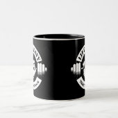 Lift Zwaar Er is geen Hack Tweekleurige Koffiemok (Center)