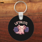 Liftalotl-hefinstallatie Sleutelhanger (Voorkant)