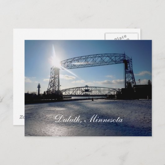 Liftbridge, Duluth, Minnesota Briefkaart (Voorkant / Achterkant)