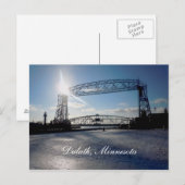 Liftbrug, Duluth, Minnesota Briefkaart (Voorkant / Achterkant)