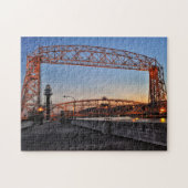 Liftbrug voor de lucht en vuurtoren Duluth Minneso Legpuzzel (Horizontaal)