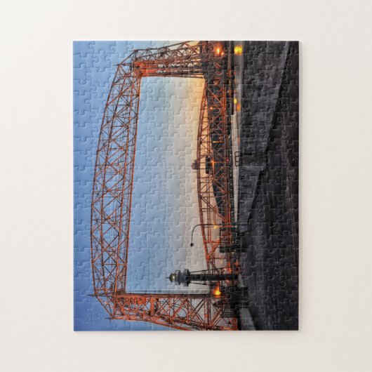 Liftbrug voor de lucht en vuurtoren Duluth Minneso Legpuzzel (Verticaal)