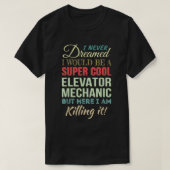Liftechnicus Grappig T-shirt (Design voorkant)
