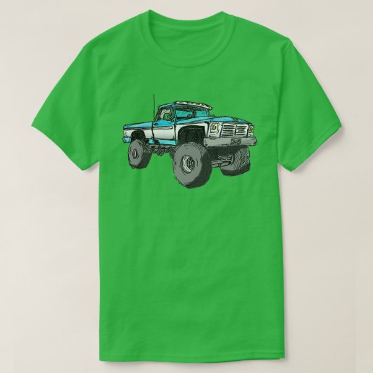 Lifted Truck Sticker T-shirt (Design voorkant)