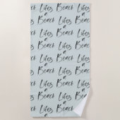 liften een strand strandlaken (Voorkant)