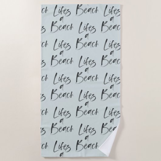 liften een strand strandlaken (Voorkant)