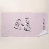 liften een strand strandlaken (Voorkant)