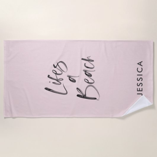 liften een strand strandlaken (Voorkant)