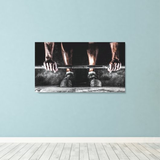 Liftgewicht Canvas Afdruk (Insitu (Houten vloer))