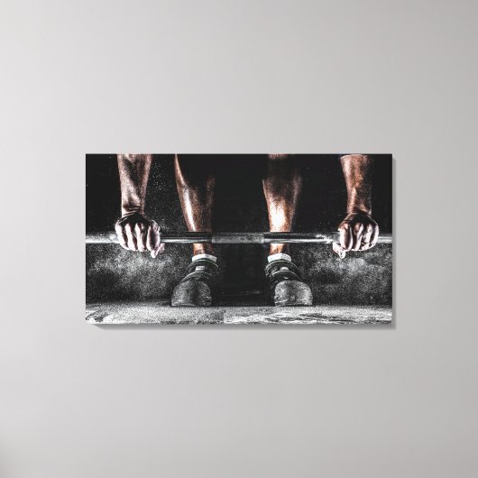 Liftgewicht Canvas Afdruk (Voorkant)